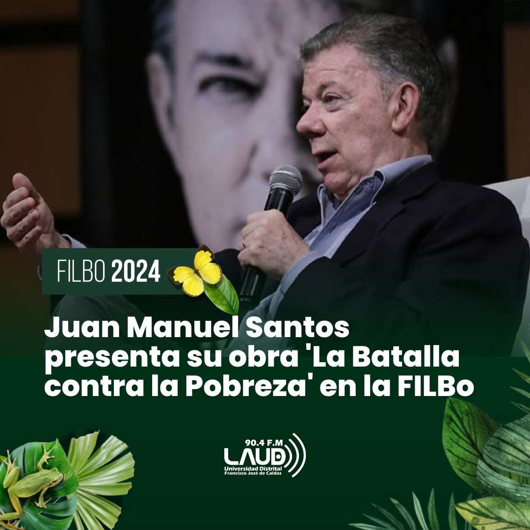 Imagen noticia Juan Manuel Santos presenta su obra 'La Batalla contra la Pobreza' en la FILBO