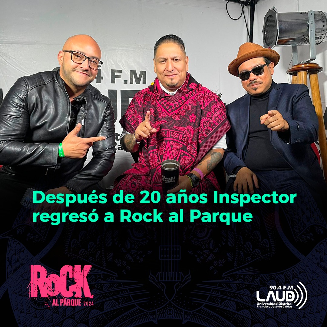 Imagen noticia Después de 20 años Inspector regresó a Rock al Parque