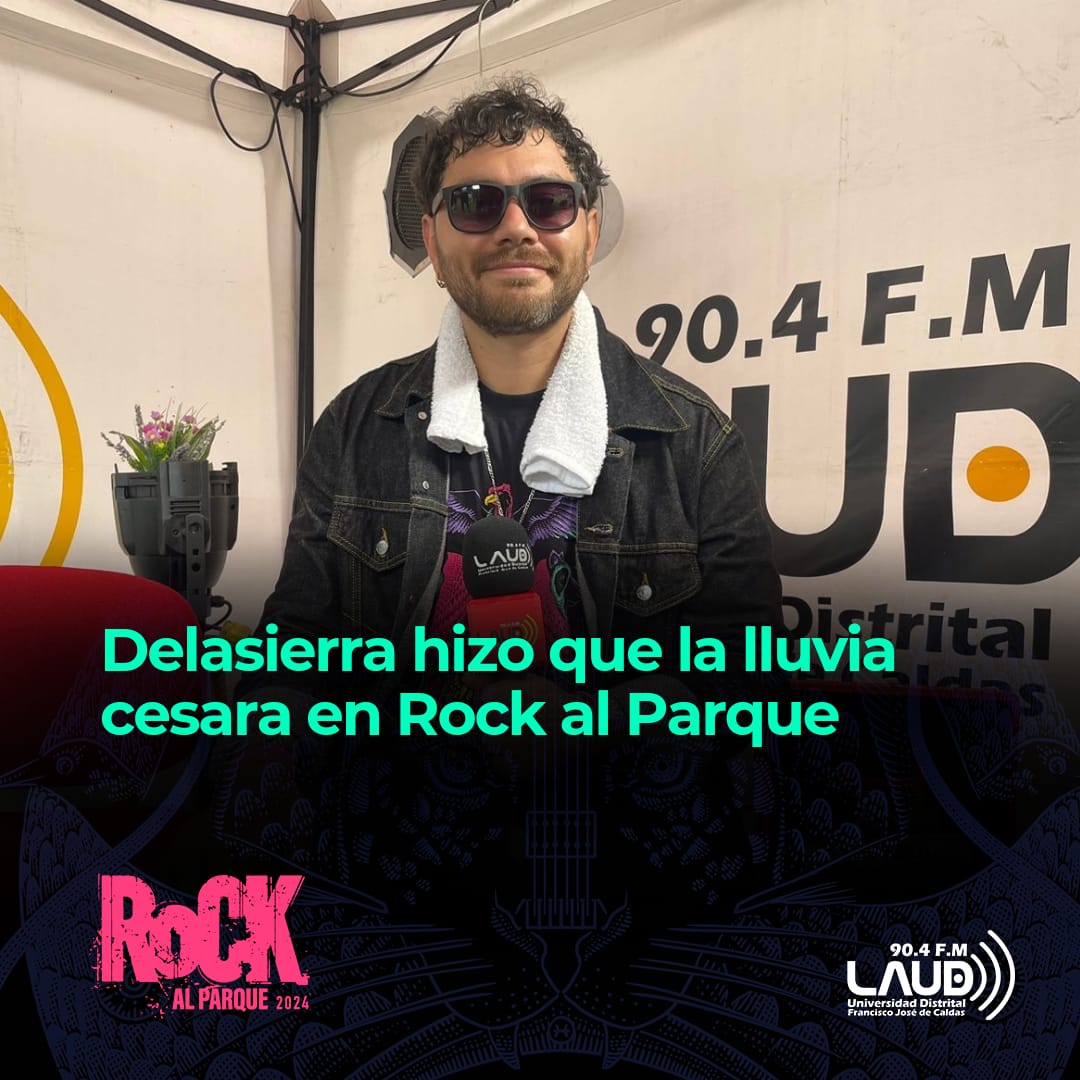 Imagen noticia Delasierra hizo que la lluvia cesara en Rock al Parque