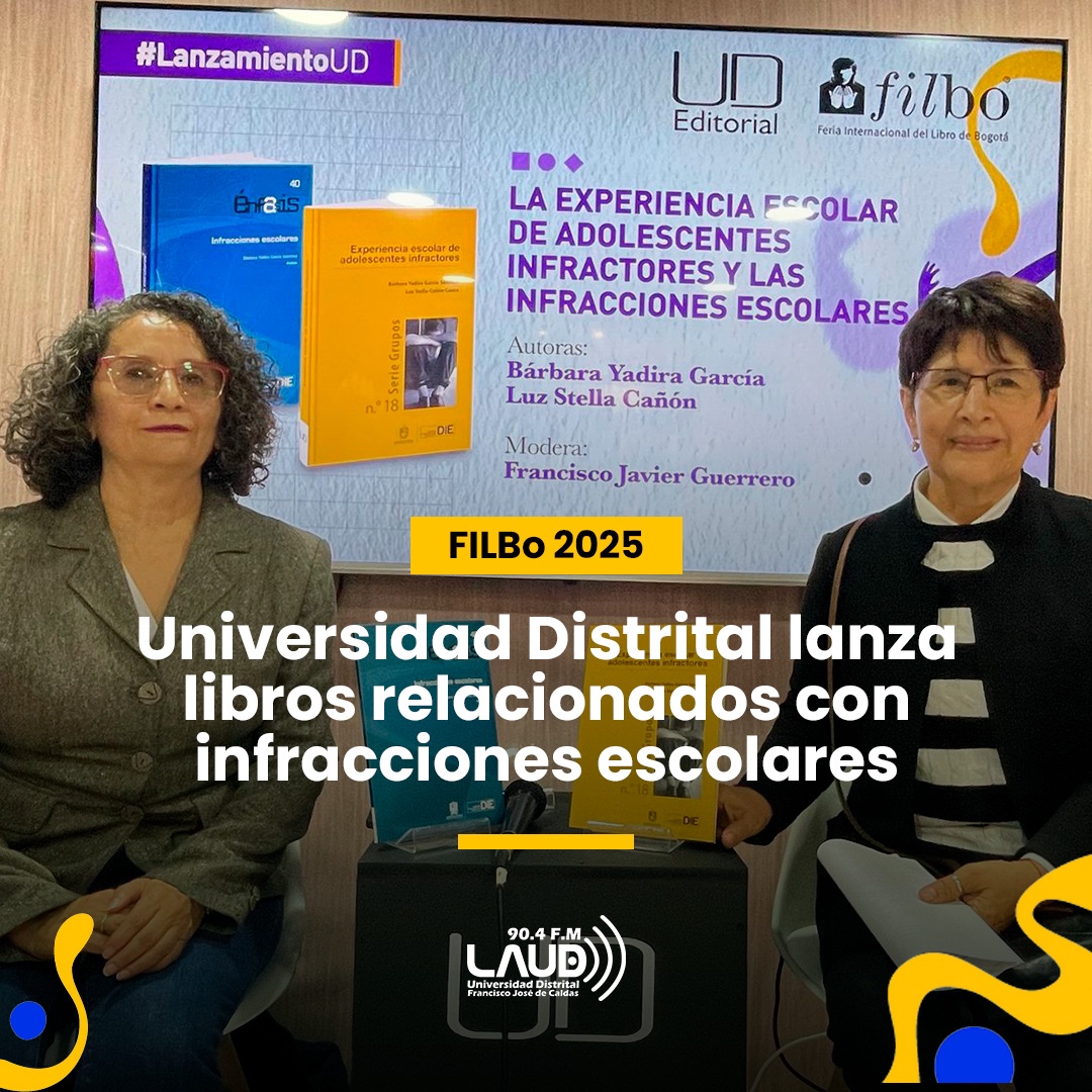 Imagen noticia  Universidad Distrital lanza libros relacionados con infracciones escolares