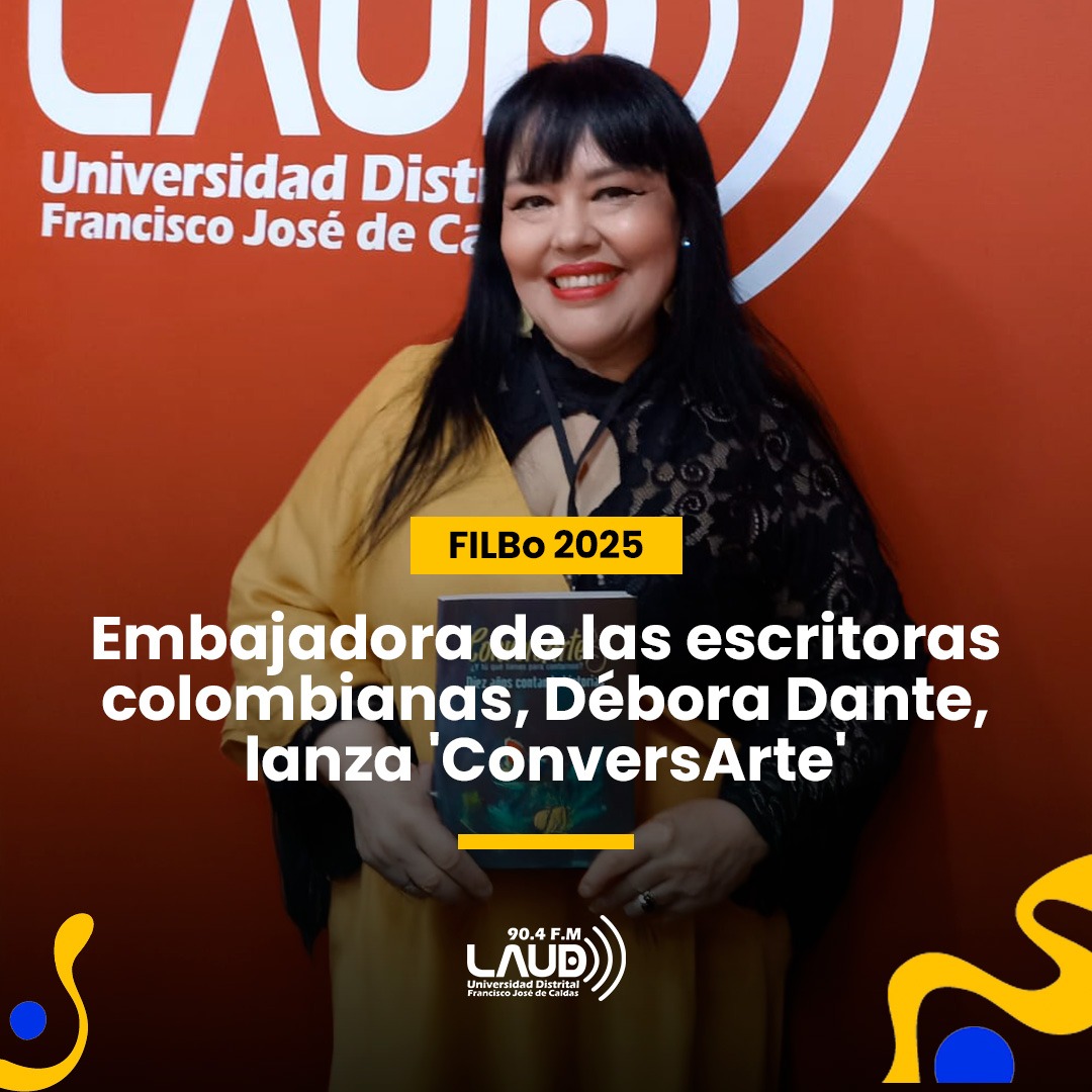 Imagen noticia Embajadora de las escritoras colombianas, Débora Dante, lanza 'ConversArte'