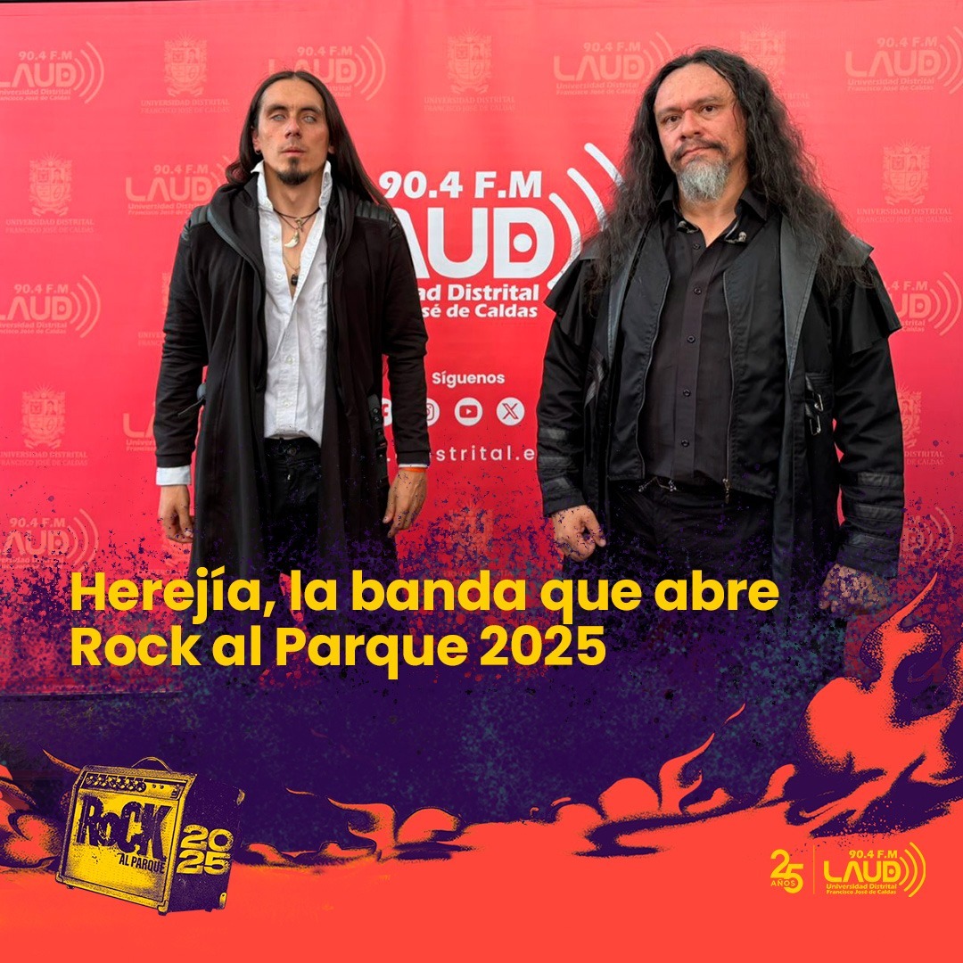 Imagen noticia Herejía, la banda que abre Rock al Parque 2025 