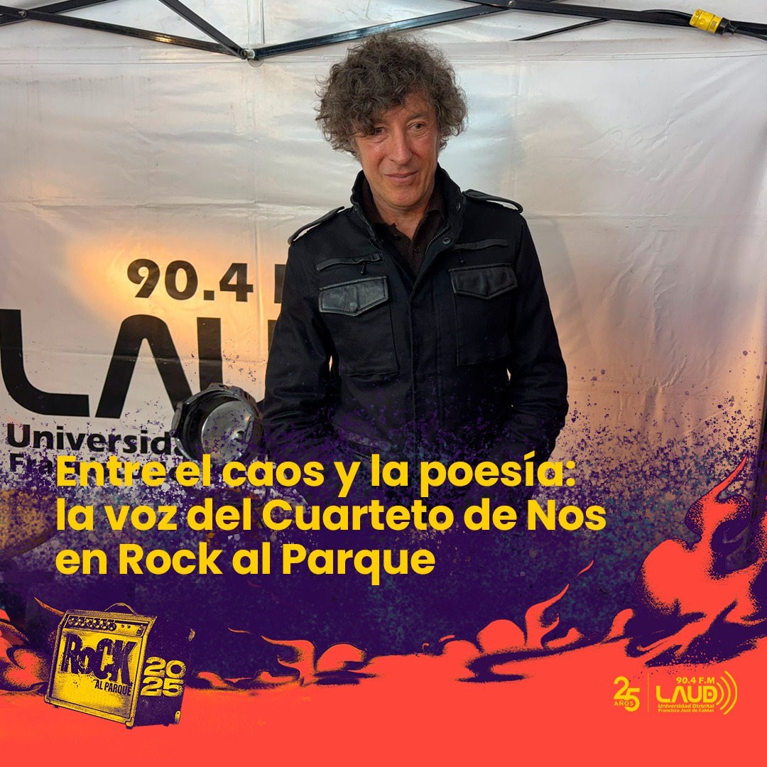 Imagen noticia Entre el caos y la poesía: la voz del Cuarteto de Nos en Rock al Parque