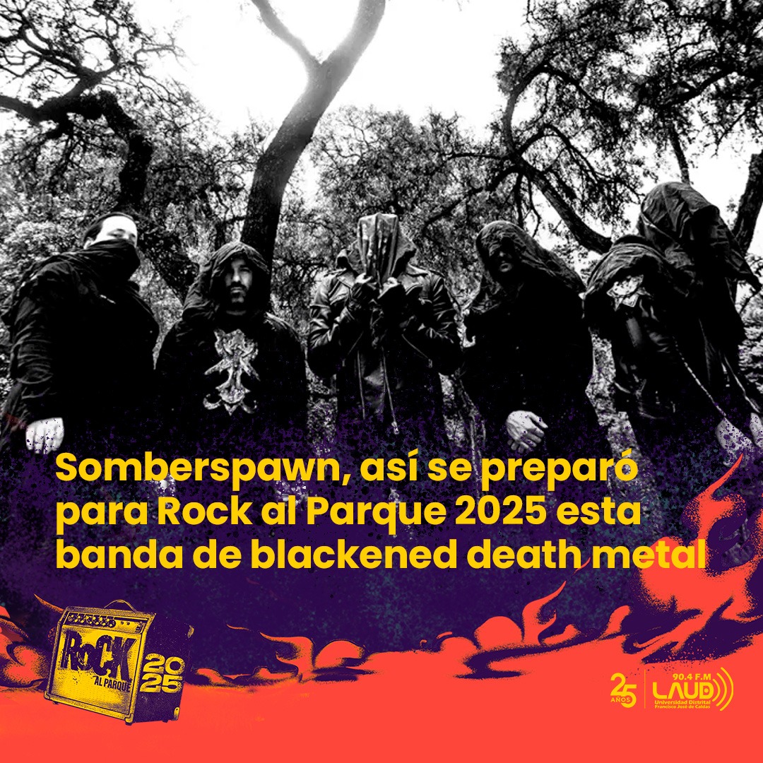 Imagen noticia Somberspawn, así se preparó para Rock al Parque 2025 esta banda de blackened death metal 