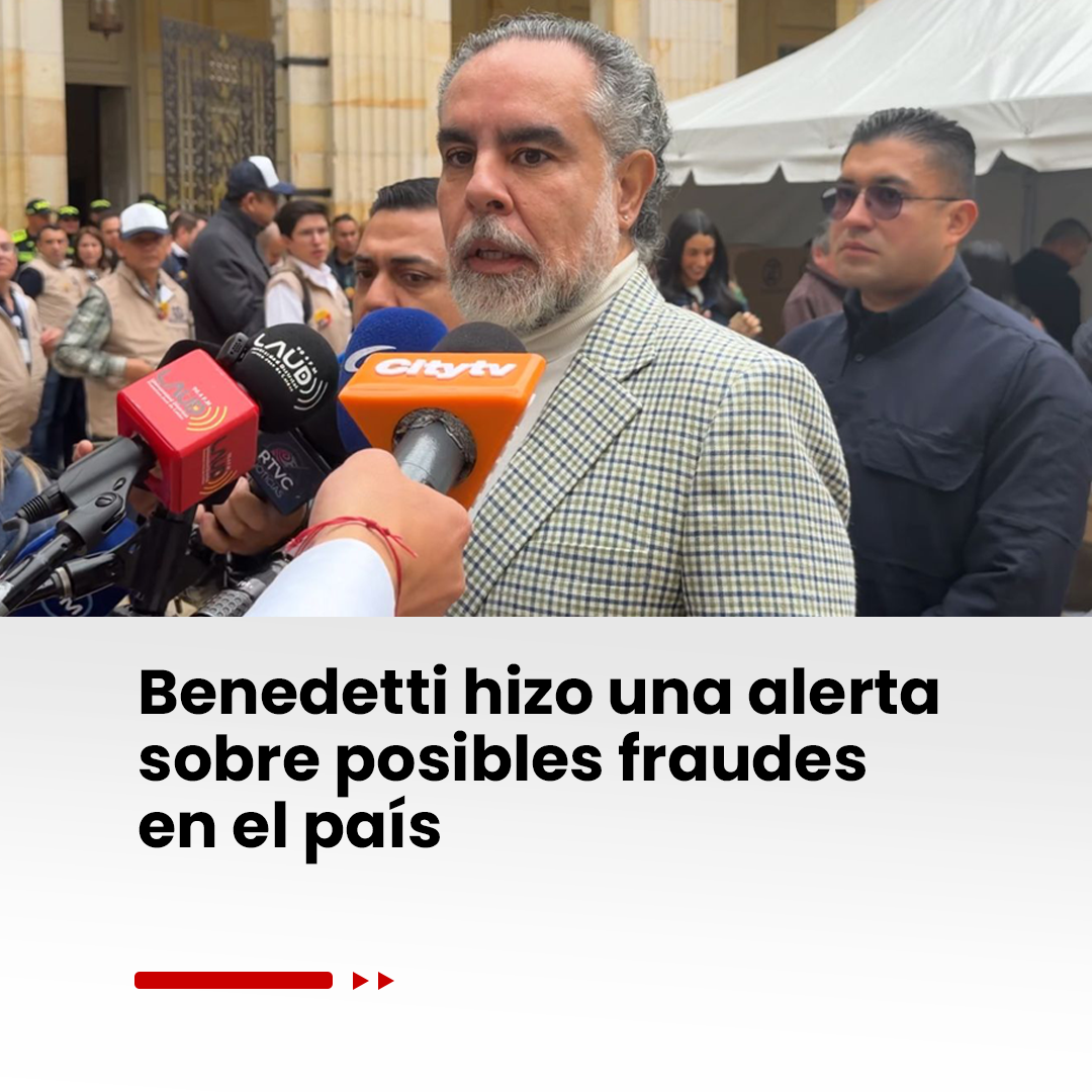 Imagen noticia Benedetti hizo una alerta sobre posibles fraudes en el país
