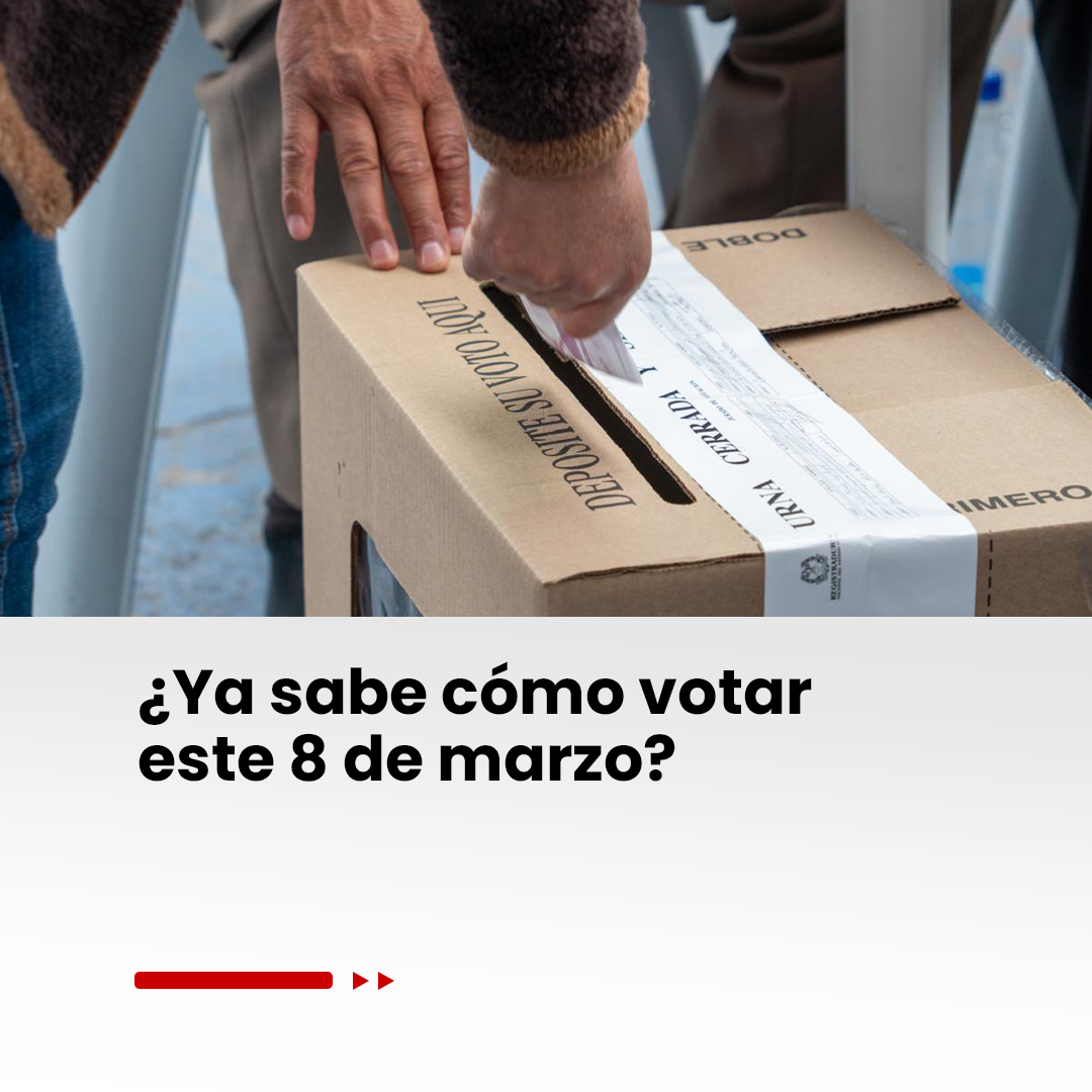 Imagen noticia ¿Ya sabe cómo votar este 8 de marzo?