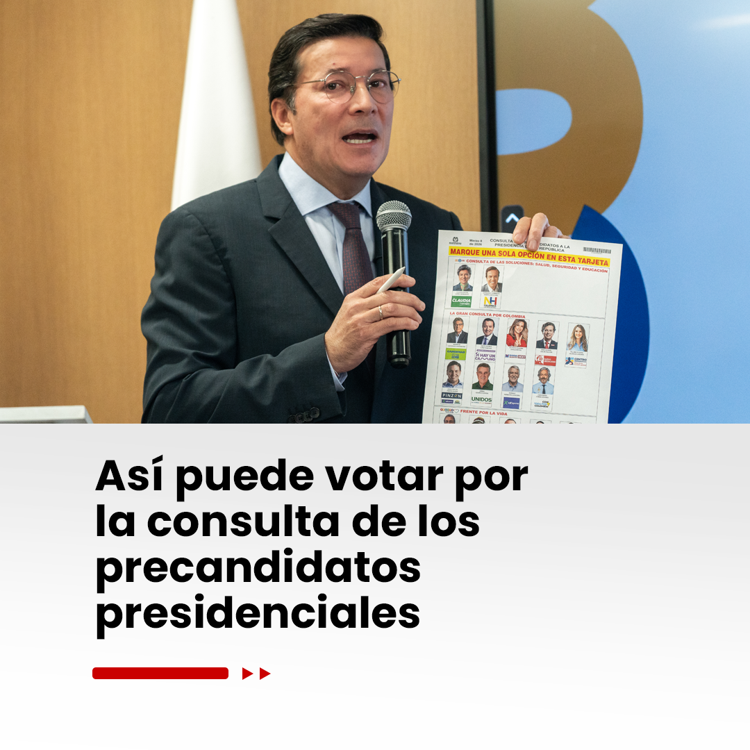Imagen noticia Así puede votar por la consulta de los precandidatos presidenciales