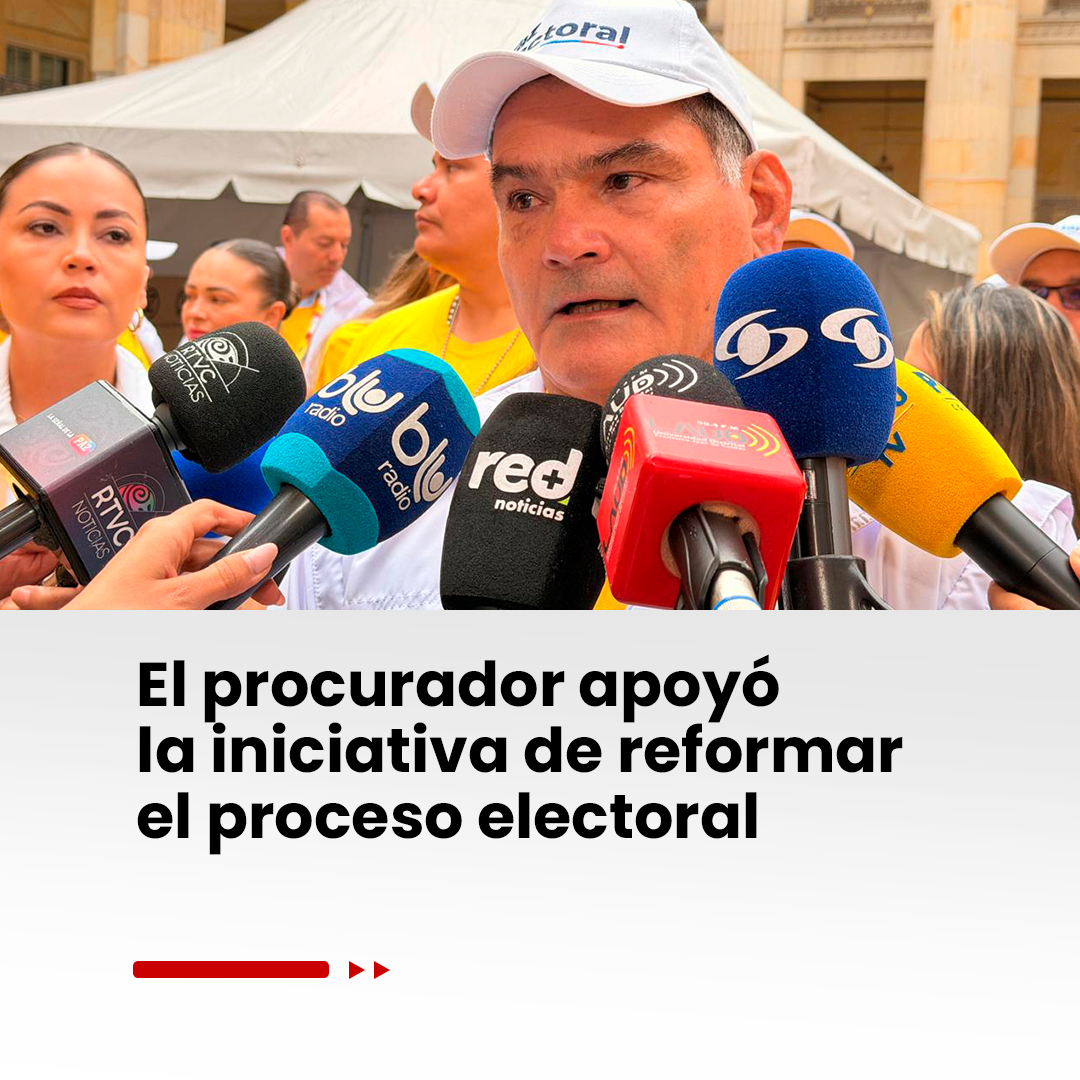 Imagen noticia El procurador apoyó la iniciativa de reformar el proceso electoral