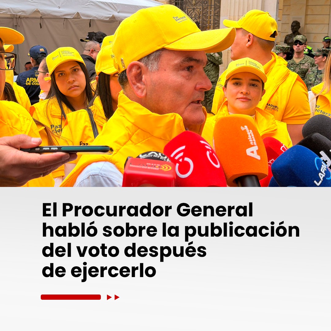 Imagen noticia El Procurador General habló sobre la publicación del voto después de ejercerlo
