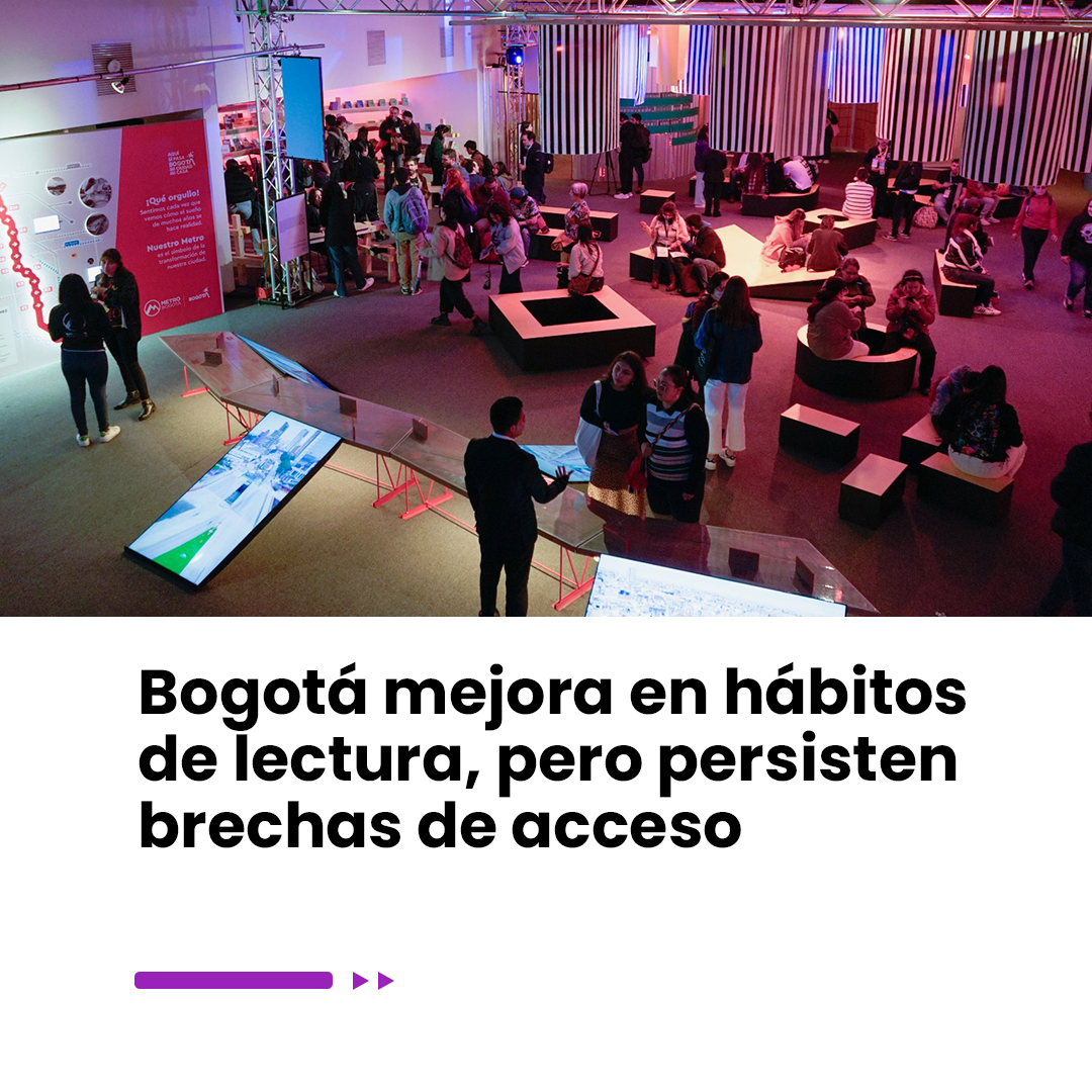 Imagen noticia Bogotá mejora en hábitos de lectura, pero persisten brechas de acceso