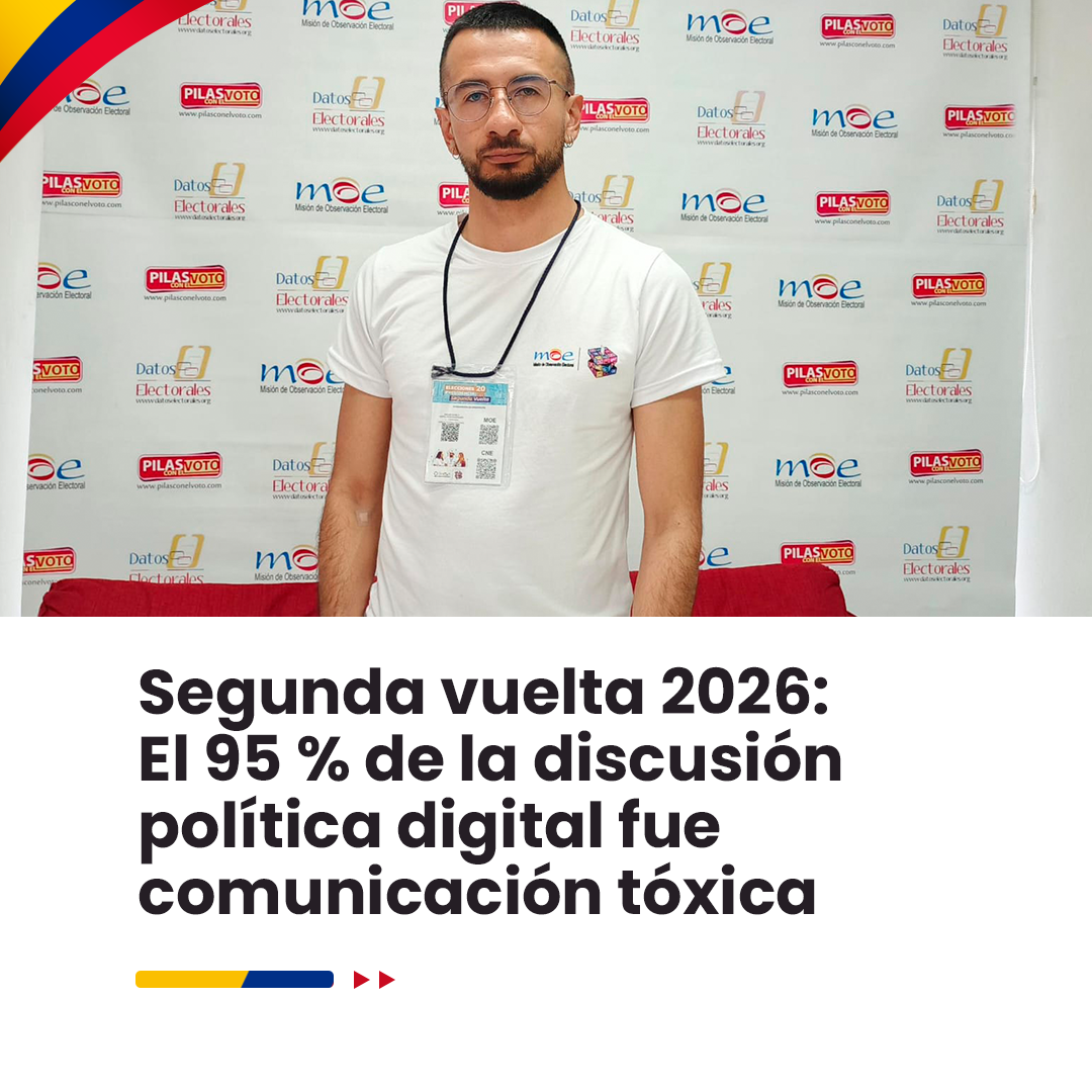 Imagen noticia Segunda vuelta 2026: El 95 % de la discusión política digital fue comunicación tóxica 