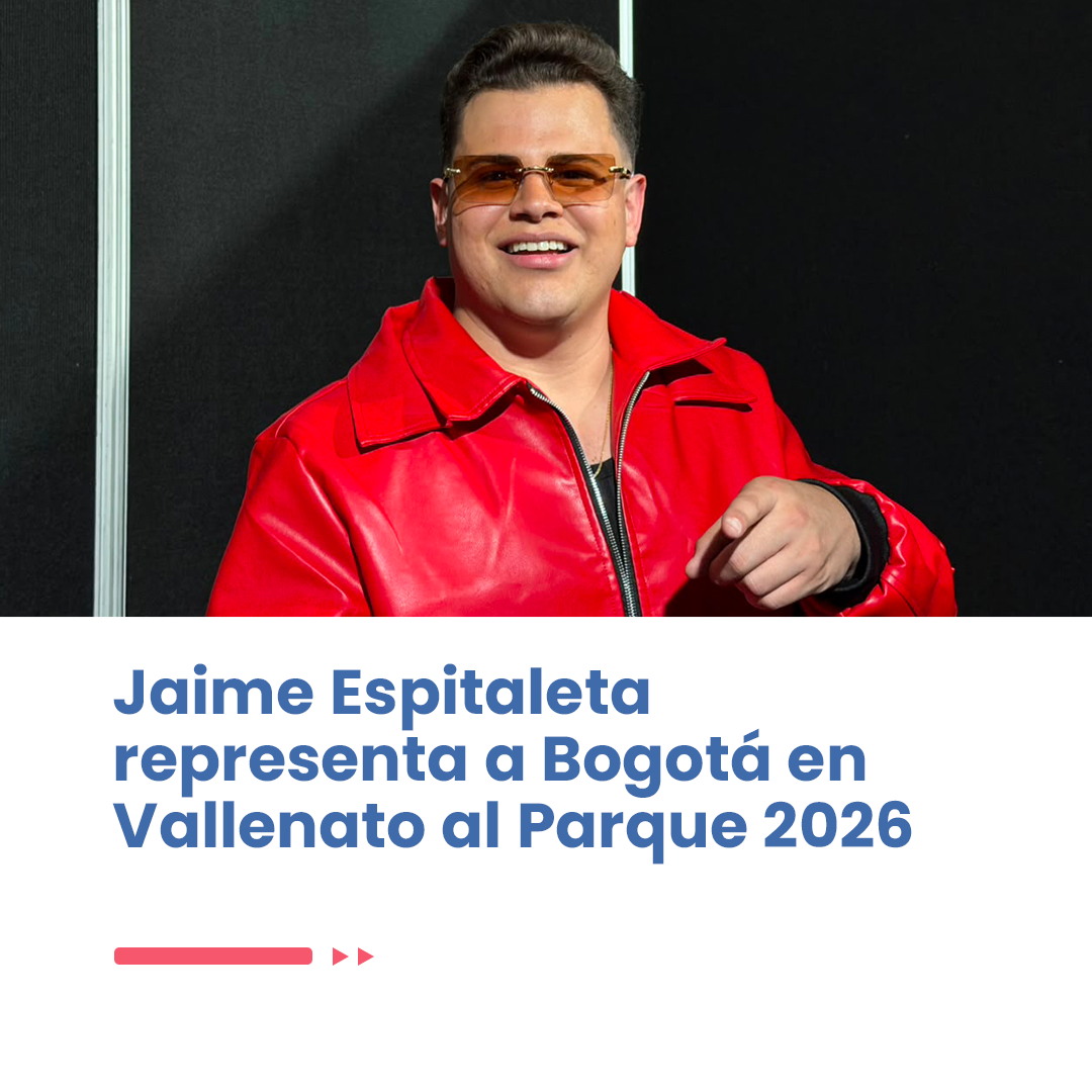 Imagen noticia Jaime Espitaleta representa a Bogotá en Vallenato al Parque 2026