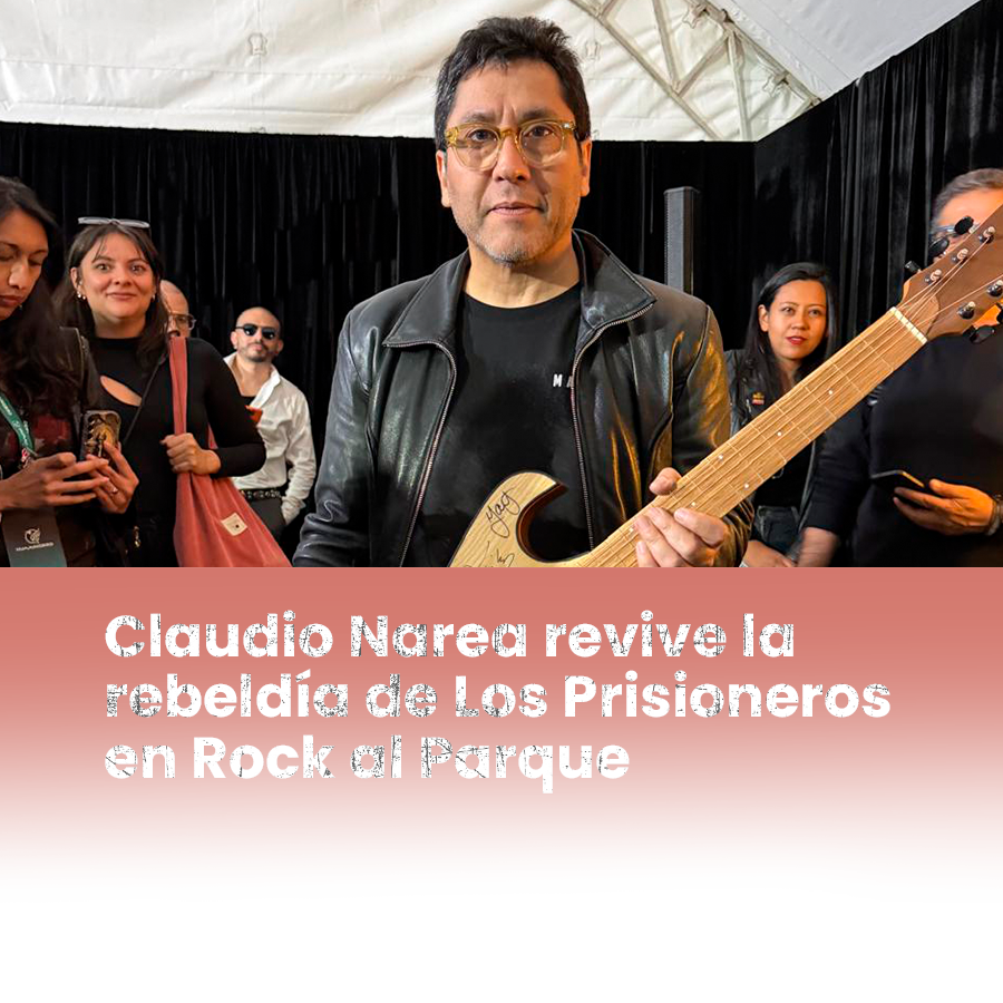 Imagen noticia Claudio Narea revive la rebeldía de Los Prisioneros en Rock al Parque