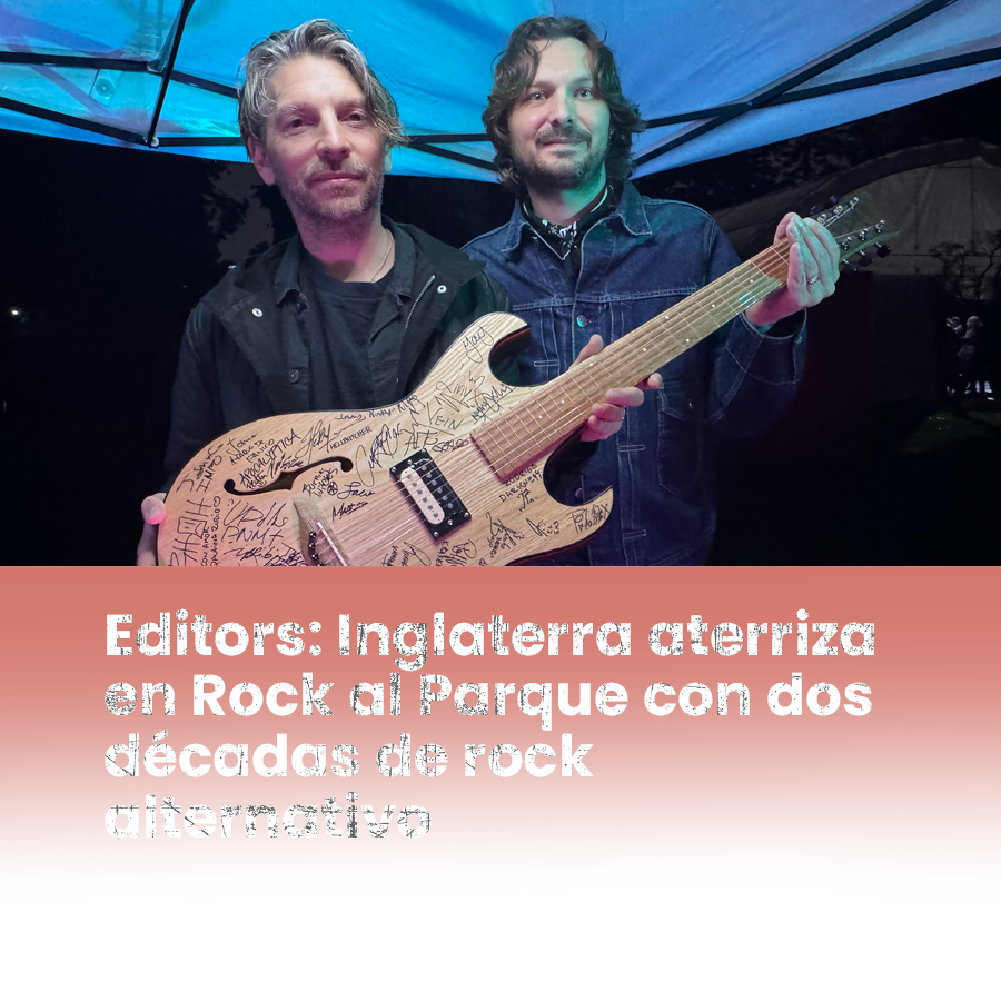 Imagen noticia Editors: Inglaterra aterriza en Rock al Parque con dos décadas de rock alternativo