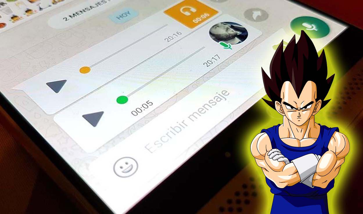 Imagen noticia Envía audios en WhatsApp y Dragón Ball Z