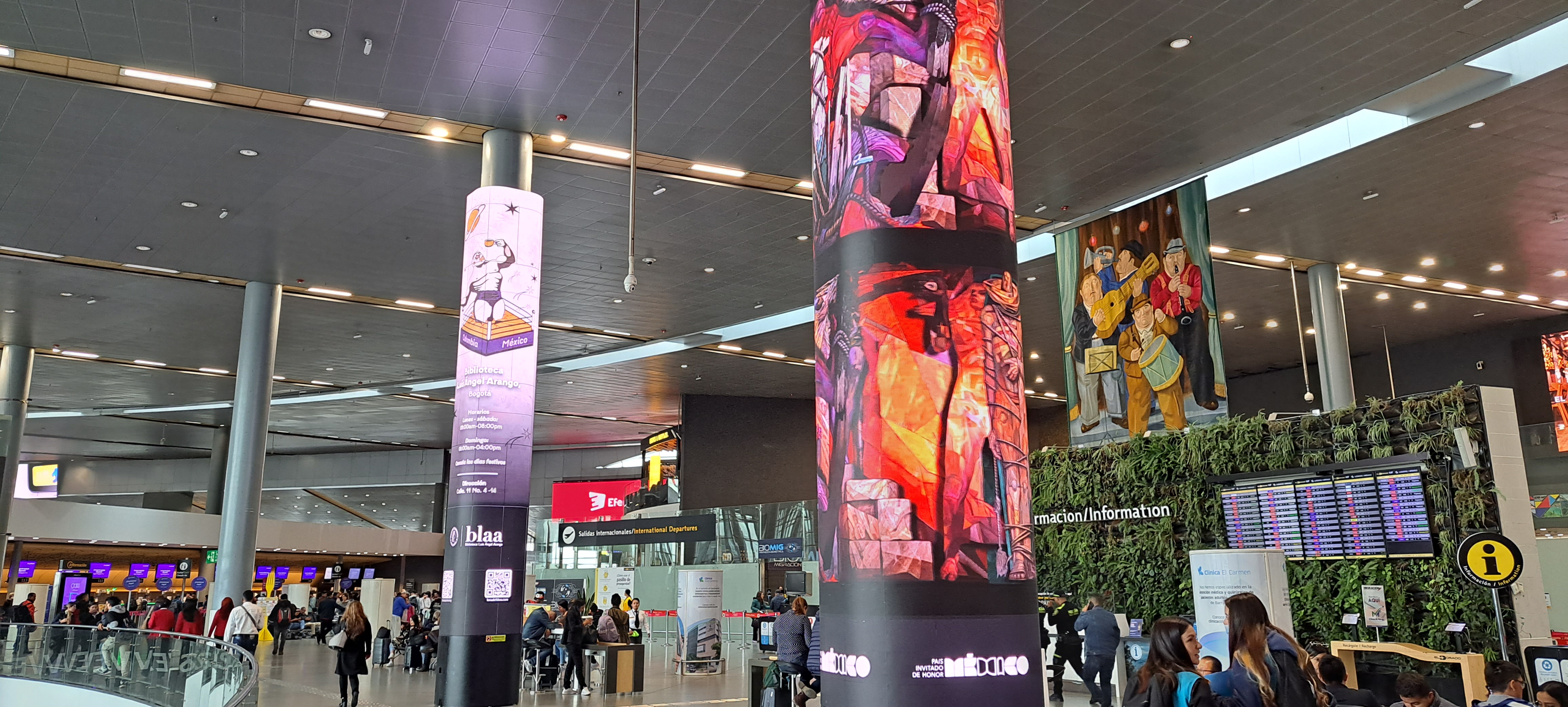 Imagen noticia Llega al Aeropuerto El Dorado el muralismo mexicano en honor al artista Jorge González Camarena