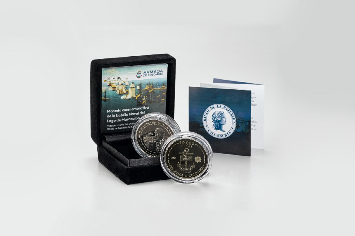 Imagen noticia El Banco de la República lanza la moneda conmemorativa de la Batalla Naval del Lago de Maracaibo