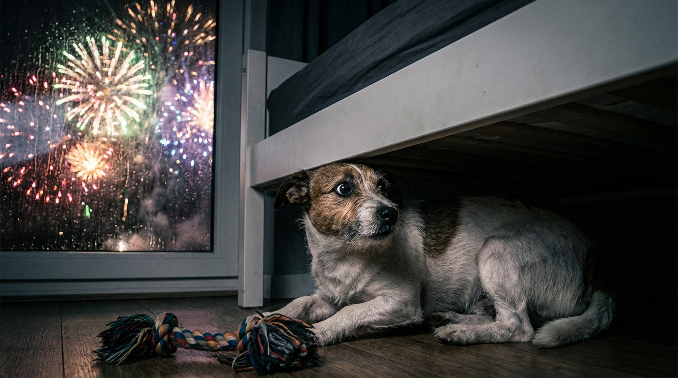Imagen noticia ¿Cómo evitar que su perro o gato se asuste con el ruido de la pólvora?