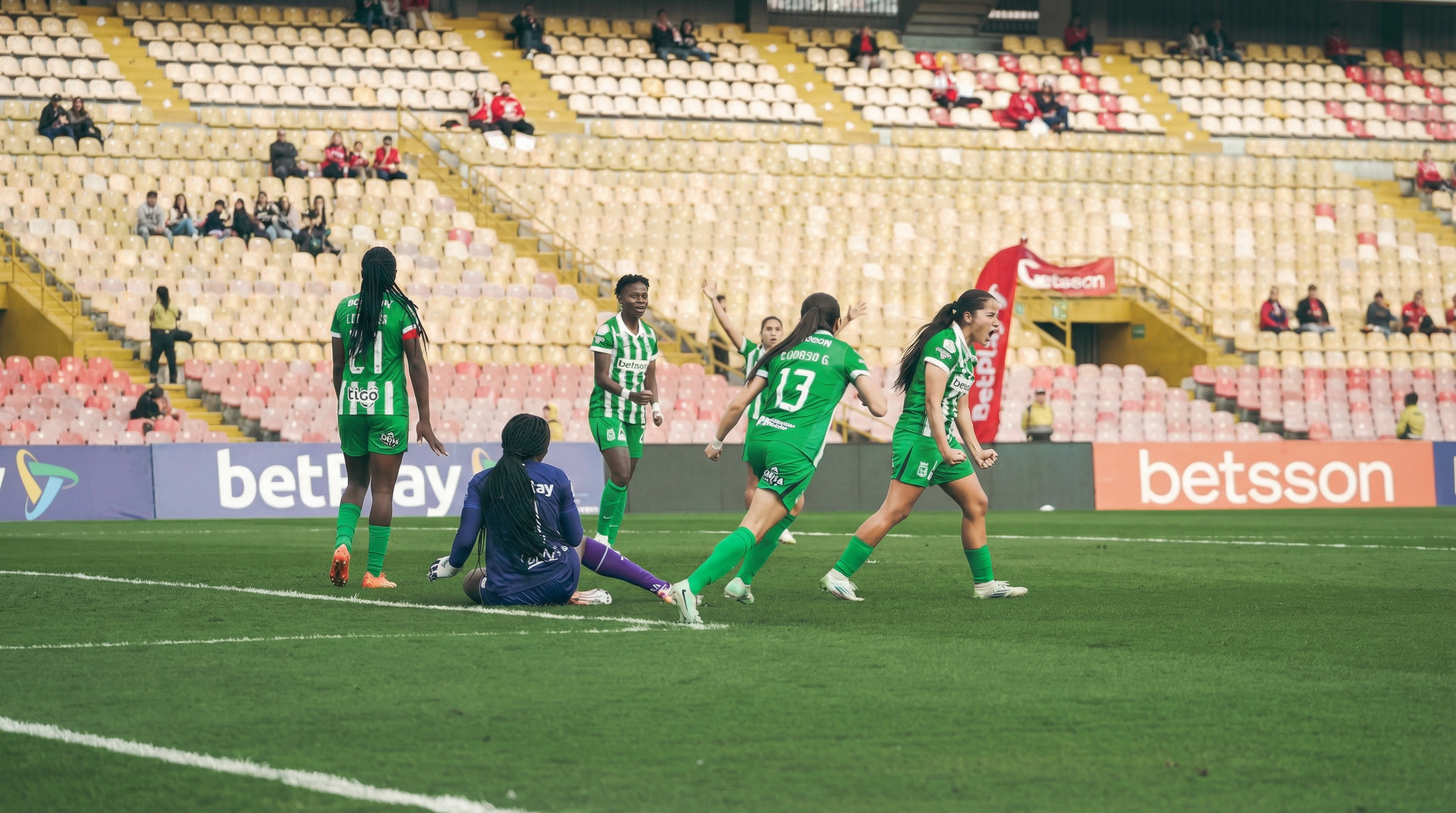 Imagen noticia El Campin quedó silenciado con el doblete Verdolaga