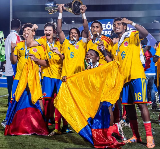 Imagen noticia Colombia campeón del Sudamericano Sub-17 tras golear a Argentina