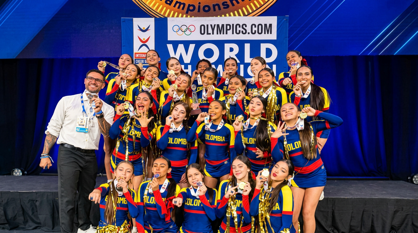 Imagen noticia Colombia Campeón Mundial de Porrismo en Estados Unidos