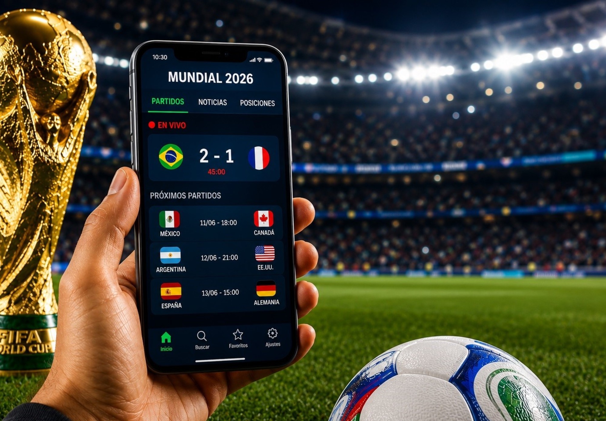 Imagen noticia Aplicaciones y recomendaciones para seguir el Mundial 2026 desde el celular