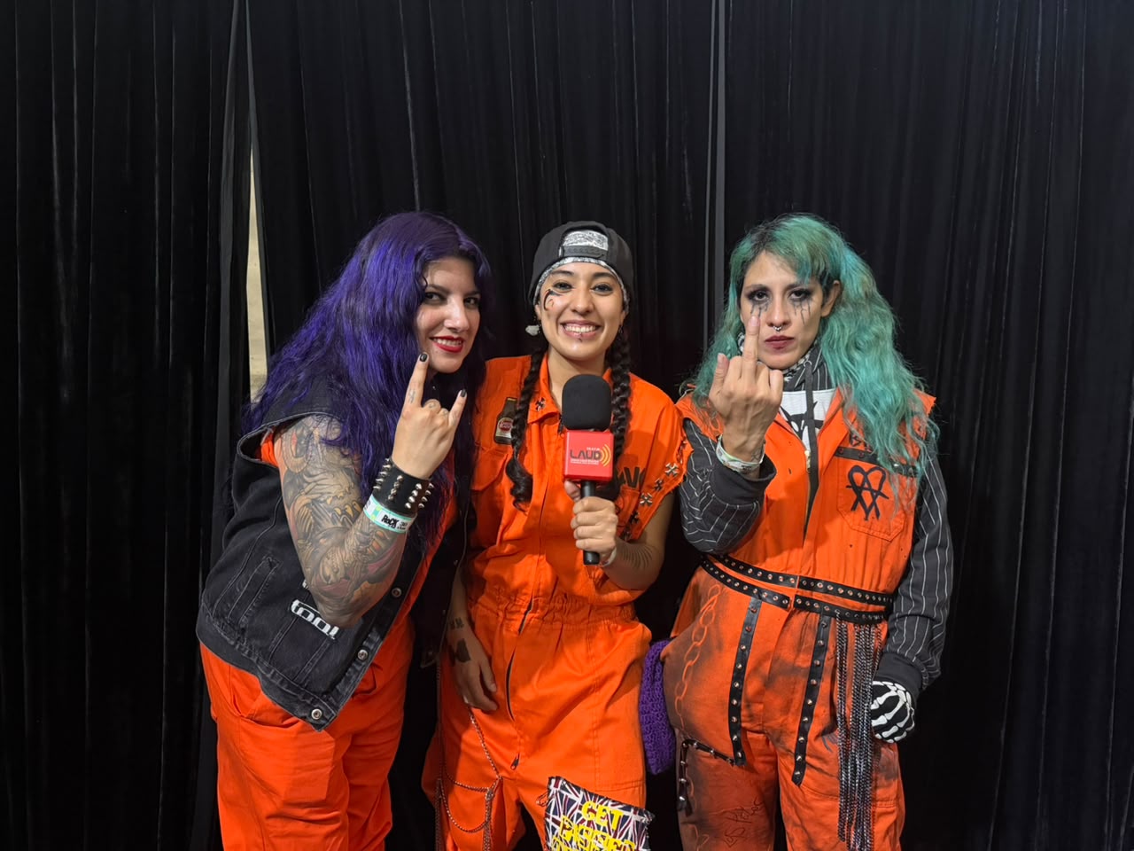 Imagen noticia Las Fokin Biches desafiaron la lluvia y desataron el punk en Rock al Parque
